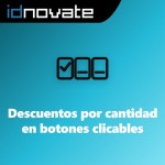 Módulo Descuentos por cantidad en botones clickables para PrestaShop