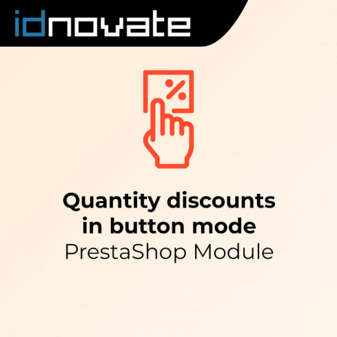 Modulo Display the quantity discounts table with buttons per PrestaShop